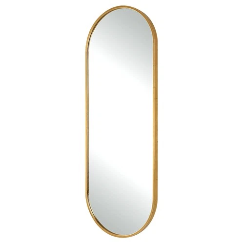 Uttermost Varina 60" x 22" Tall Oval Gold Mirror - Picture 3 of 5