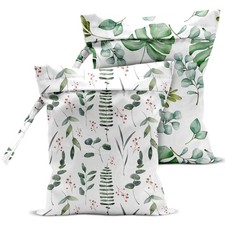 2 Pcs Wet Bag, Wet Dry Bag, Wet Bag for Swimsuit, Travel, Beach, Pool, Diaper...