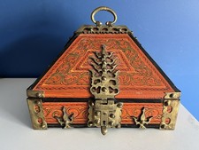 Indian Kerala DOWRY BOX Nettur Petti Malabar Jewelry/Storage Chest READ!