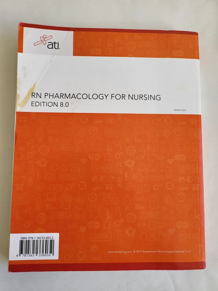Lot Of 3 ATI RN Nursing Student Content Mastery Series Review Module Book Set Foto 4 de 4