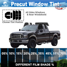 Precut All Sides Window Film Any Tint Shade For Ford F250 Super Cab 1999-2007 Precut All Sides Window Film Any Tint Shade For Ford F250 Super Cab 1999-2007