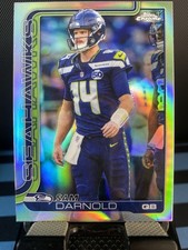 Sam Darnold Silver Refractor 2025 Topps Chrome Seattle Seahawks  #275