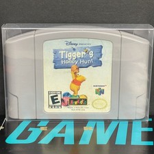 Tigger’s Honey Hunt Nintendo 64 (N64) TESTED Authentic w/Protective Sleeve