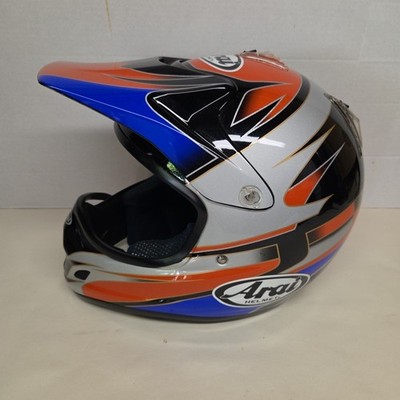 ARAI VX-Pro Open Motocross Helmet Orange Blue Size XXL Limited Edition