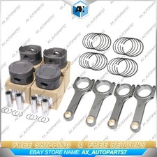For Vw 2.0 Tfsi Ea888 Gen4 Engine 8pcs Forged Pistons Rings Set Std 82.5mm 23mm
