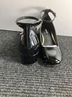 Nine West Shoes Womens Size 7 Black Patent Mary Jane Ankle Strap Block Heel — photo 3