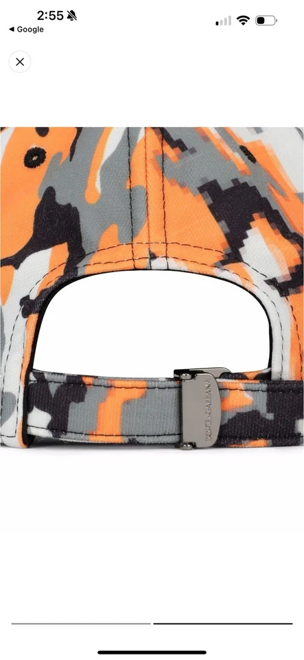 Gorra de béisbol Dolce & Gabbana estampado camuflaje | Negra Foto 3 de 4