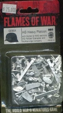 HG HEAVY Platoon 15mm German WWII Flames of War GE804 Herman Goring Mortar MG