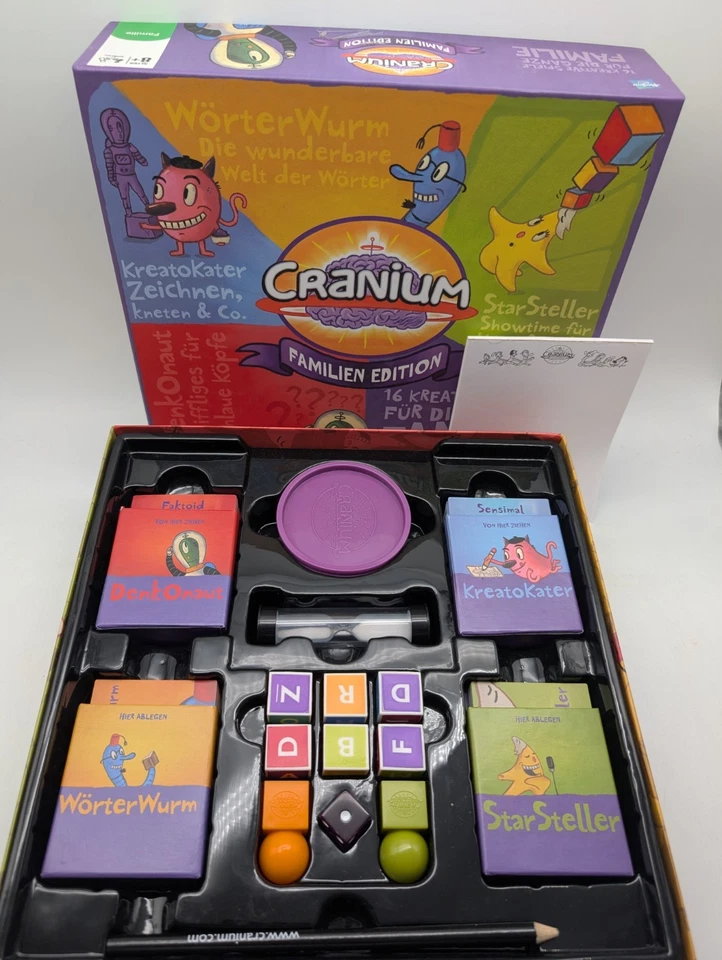 Cranium Familien Edition Hasbro Brettspiel Gesellschaftsspiel mit Frischer Knete - Bild 2 von 4