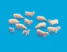 Sheep, Ewes & Lambs - OO/HO Animals - Model Scene 5110