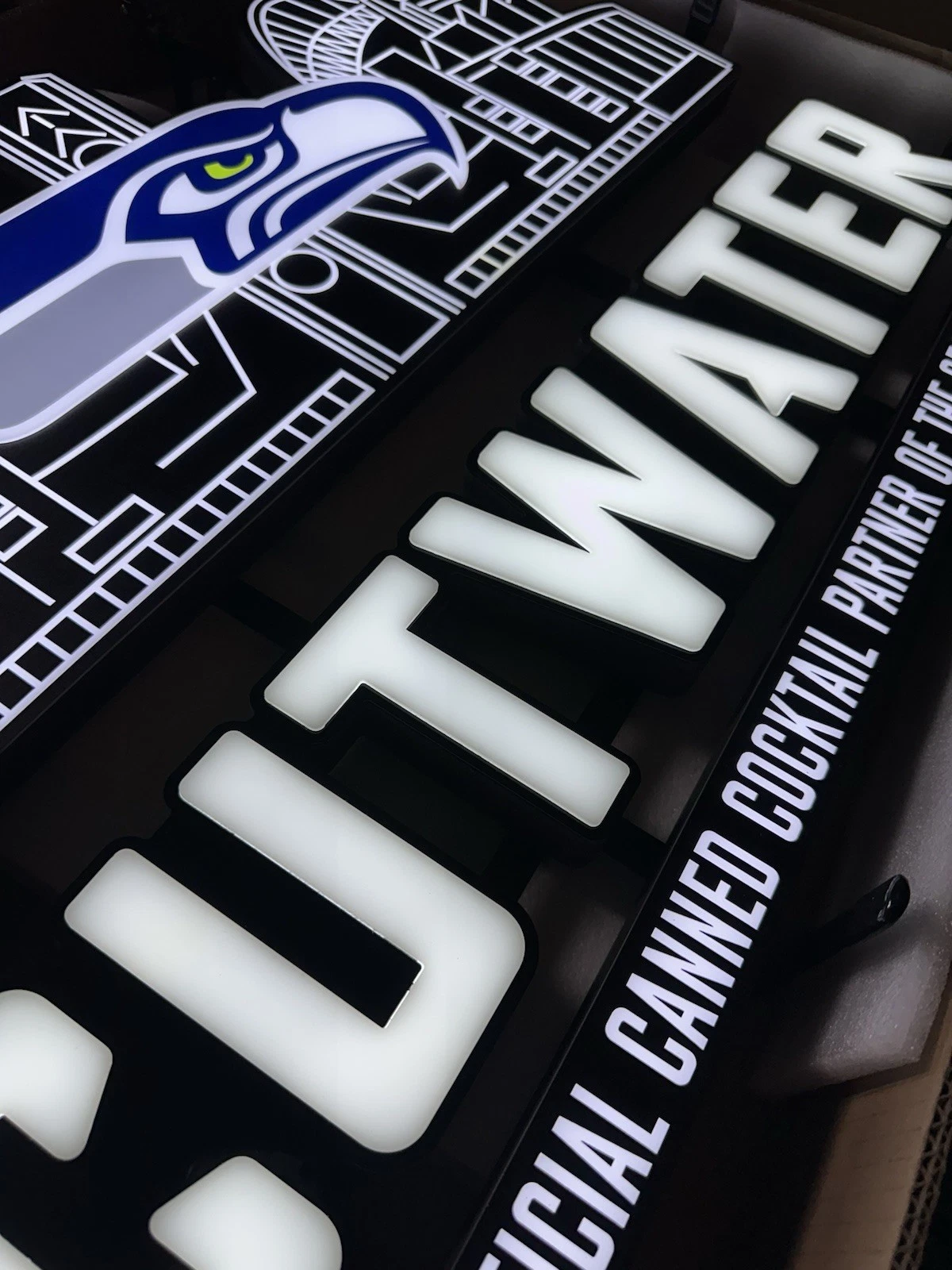 Seattle Seahawks x Cutwater Neon Sign led Man Cave