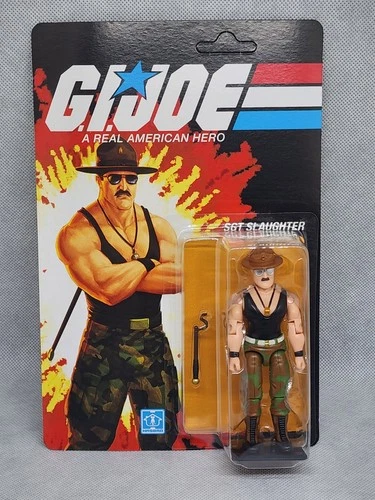 Transformers x GI Joe KUP Triple T Sgt Slaughter 3.75” Action Figure New Hasbro