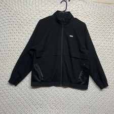 Figs Sydney Scrub Jacket Womens M Black Perfo...