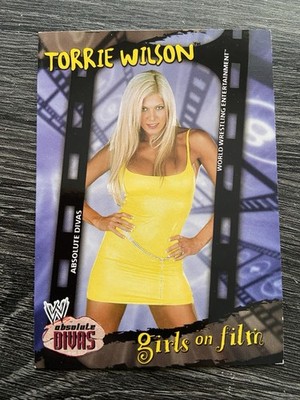 Torrie Wilson | 2002 Fleer WWE Absolute Divas #92 Girls on Film Wrestling Card