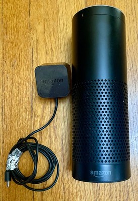 Amazon Echo 1st Gen Smart Speaker Black SK705DI - Tested, works.
