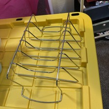 Gabinete de cocina Olla Sartén Tapa Organizador Olla Soporte de almacenamiento Acero Estante Despensa NUEVO