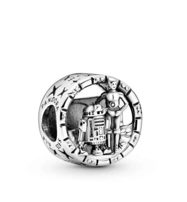 Pandora x Star Wars  C-3PO und R2-D2 Durchbrochener Charm ( 799245C00 ) 