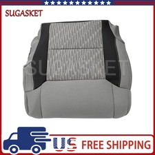 Driver Side Bottom Replacement Cloth Seat Cover Gray For Toyota Tundra 2014-2021