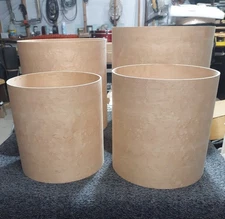 Nordic 8 ply maple drum shells  Birdseye Maple / Tama / Pearl / Ludwig / Gretsch