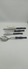 Vintage Cutco Kitchen Utensil & Knife Set Black Marble Handles NOS USA Made