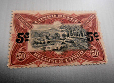 TIMBRE COLONIE BELGIQUE, CONGO BELGE,  1922