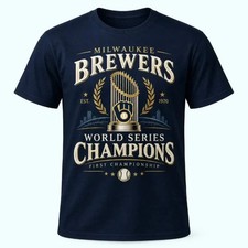 WIN 2026 Brewers First World Series NL Champions SHirt Graphic Tee Gift