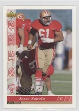 1993 Upper Deck San Francisco 49ers Jesse Sapolu #SF24 0o9