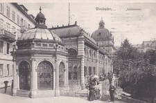 1911 AK Deutsches-Reich Wiesbaden Kochbrunnen Gebäude Knackstedt & Löffler !!!
