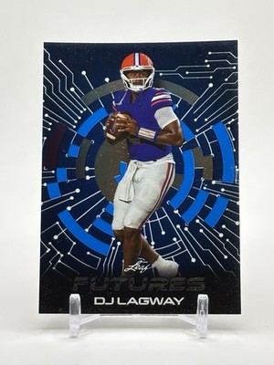 DJ Lagway 2024 Leaf Futures - Future Foil Blue /199 - Baylor Bears