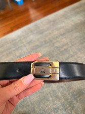 SO PRETTY Christan Dior Sz 30 Belt Black Leather