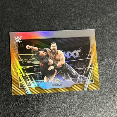 #ad #ad 2026 Topps Chrome WWE Josh Briggs Gold 50 $12.99