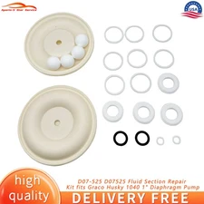 Fluid Section Repair Kit D07-525 D07525 fits Graco Husky 1040 1" Diaphragm Pump