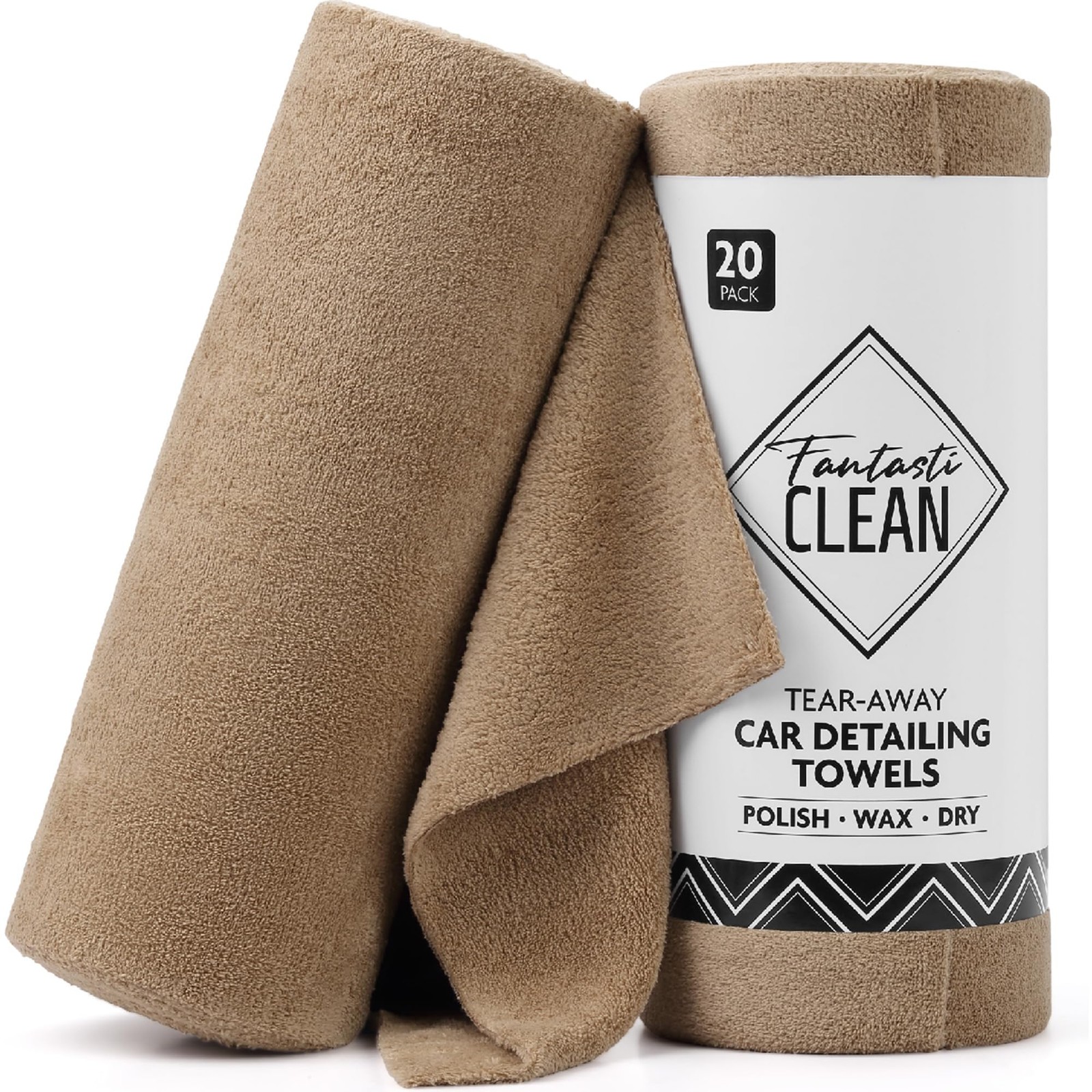 Microfiber Car Detailing Towel Roll for RV Boat Drying
