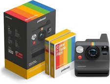NEW Polaroid Now Instant Camera Generation 3 Black with Film/Frame/Strap