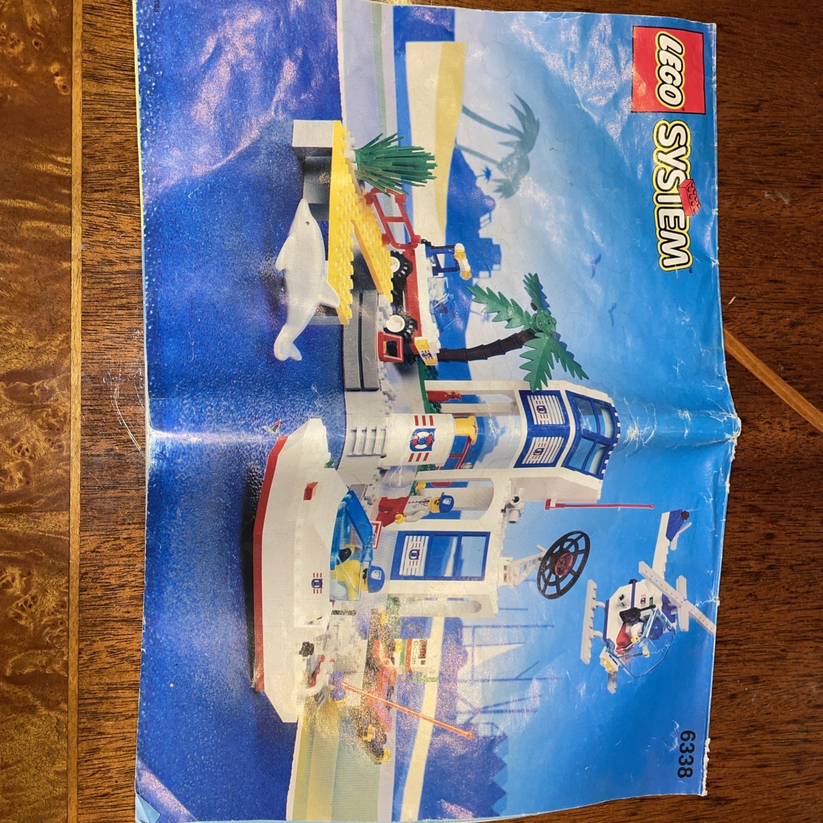 Lego System 6338 Hurricane Harbor - Instructions ONLY