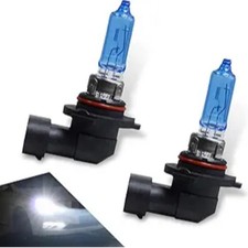 2-Pack HB3 / 9005 Halogen Bulb, 100W 12V P20D Base, Ultra White High Beam Low Be