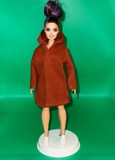 Hand-sewn Hoody Dress With Markings For Barbie Doll  Curvy Doll 