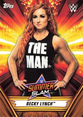 BECKY LYNCH  THE MAN  2019 Topps SummerSlam #44 WWE