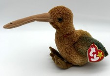 Ty Beanie Babies Beak the Kiwi Bird 1998