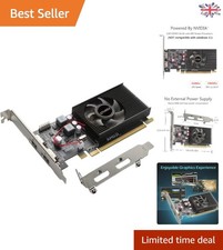 High-Performance Radeon HD 6570 GPU - Dual HDMI, 2560x1440 Resolution, 1GB RAM