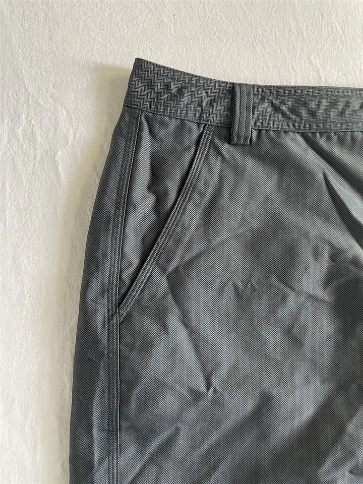 Pantalones Cortos de Golf Puma 34x10.5" Gris Espiga Frontal Plano Celda Rendimiento Para Hombres Foto 2 de 4