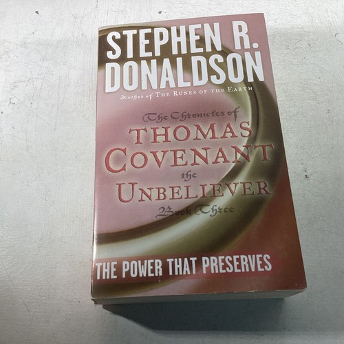 Chronicles of Thomas Covenant the Unbeliever Complete 1-3 Donaldson PB Like New - Afbeelding 14 van 17
