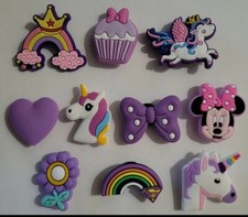 10 pcs.charms for croc shoes.