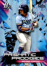 WANDER FRANCO ~ 2019 Bowman Platinum Baseball Prismatic Prodigies #PPP24  