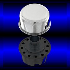 Chrome Valve Cover Breather Fits Chevy Ford Mopar Pontiac Olds