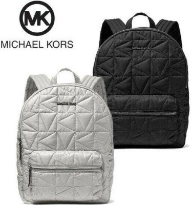 Michael Kors Winnie Medium Quilted Nylon Blue Backpack  display picture 1