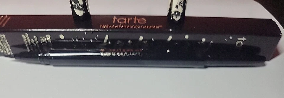 Tarte Tarteist Double Take Liquid Eyeliner Gel Pencil Duo (White Gold/Black) NIB - Image 4 of 4