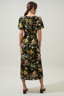 zipper midi dress Gilli Short Sleeve Zip Front Midi Dress
