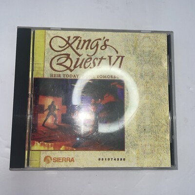 Vintage Kings Quest VI PC game (PC, 1993, Sierra) Computer Game