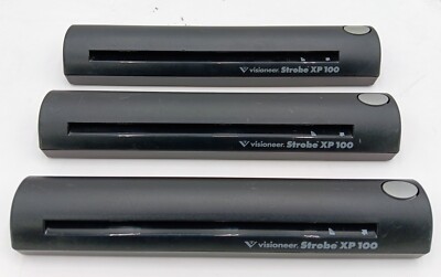 LOT OF 3 Visioneer Strobe XP 100 Sheetfed Scanner